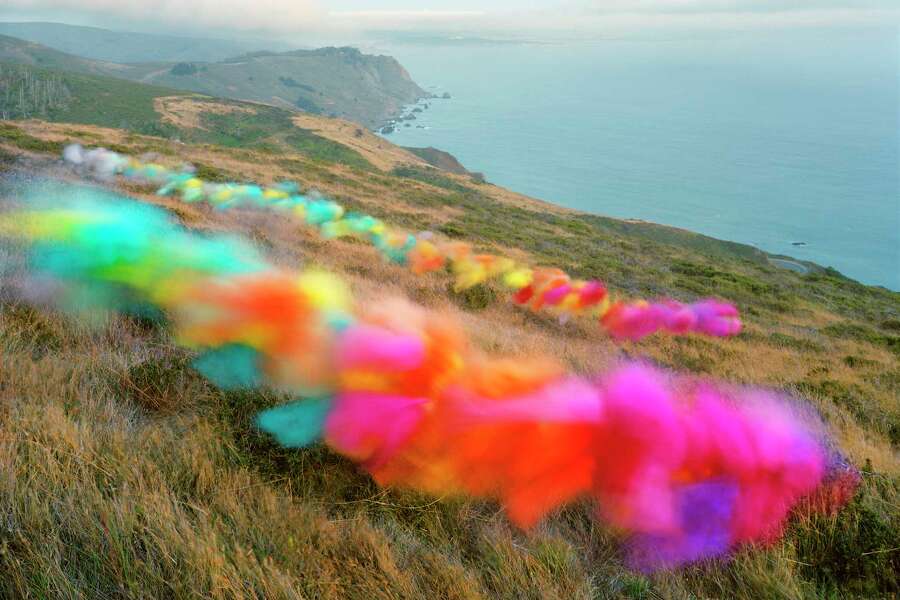 Superbloom? Wildfire? Thomas Jackson’s art installation is in the eye of the beholder